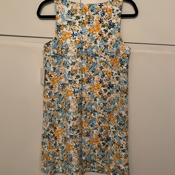 LC Lauren Conrad square neck, sheath mini dress floral print NWT XS No zip. - Picture 4 of 4